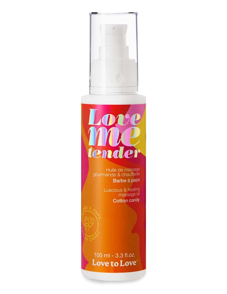Huile de massage Love Me Tender Barbe à papa 100ml