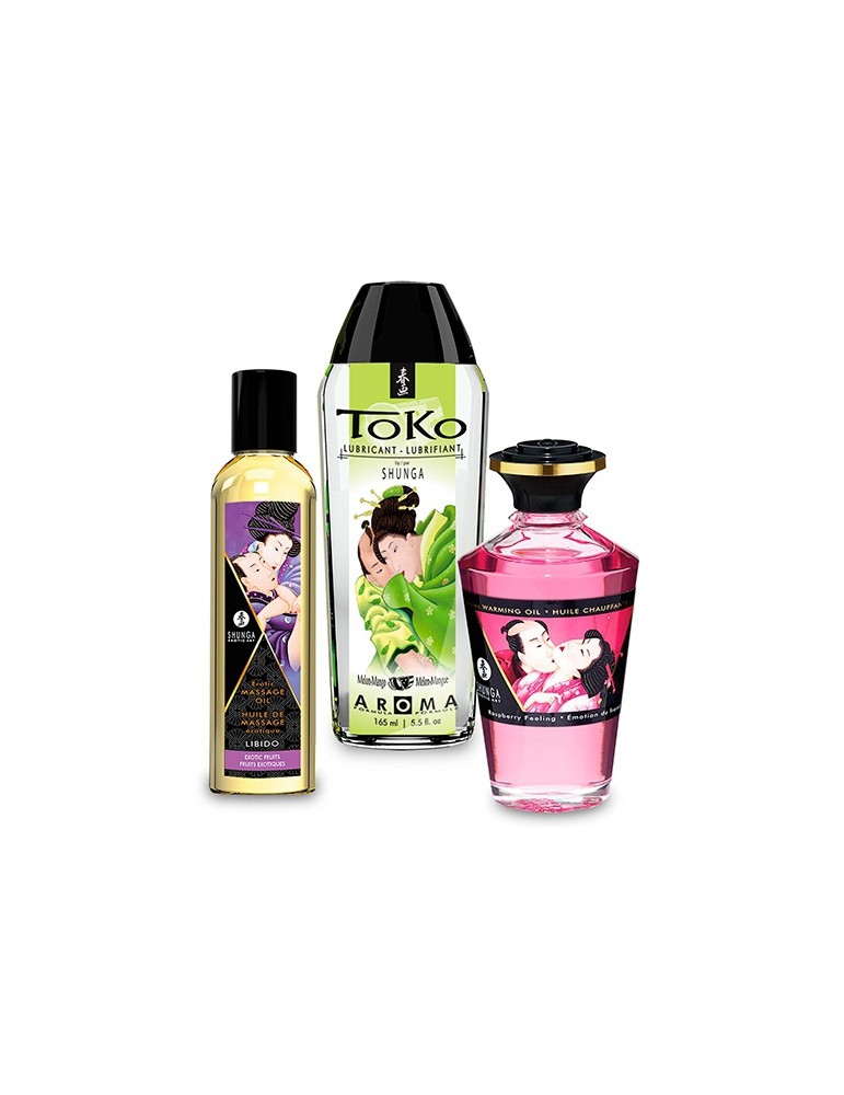 Kit de massage FRUITY KISSES Shunga