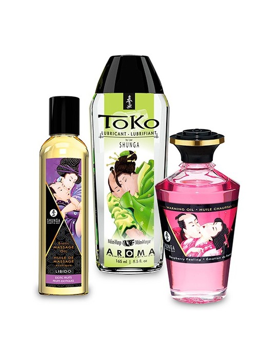 Kit de massage FRUITY KISSES Shunga