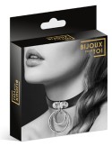 Collier en cuir noir SM avec double anneau métal argenté pour laisse - CC6060030010 Collier en cuir noir SM avec double anneau métal argenté pour laisse - CC6060030010