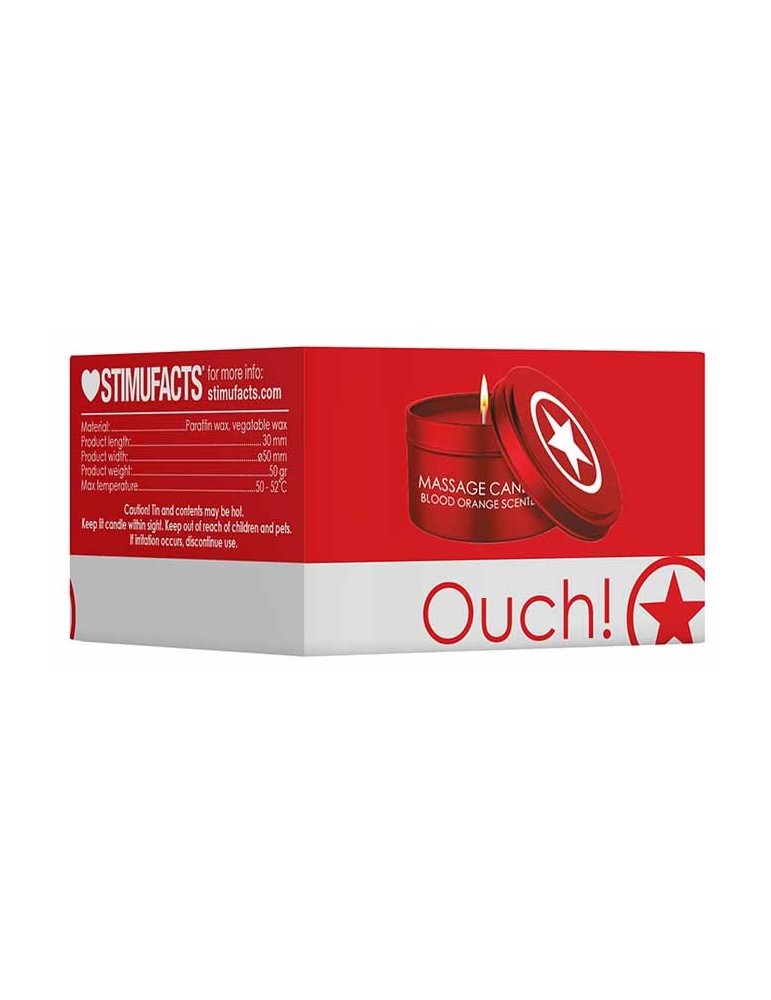 Bougie Candle Star Orange Sanguine 50g