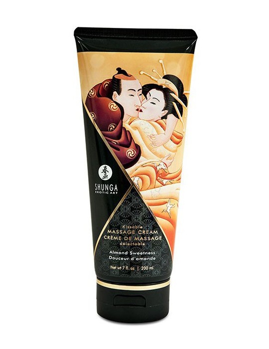 Crème de massage Comestible Douceur d'AMANDE - 200ml