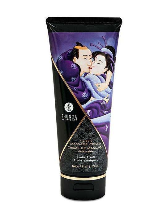 Crème de massage Comestible FRUITS EXOTIQUES - 200ml