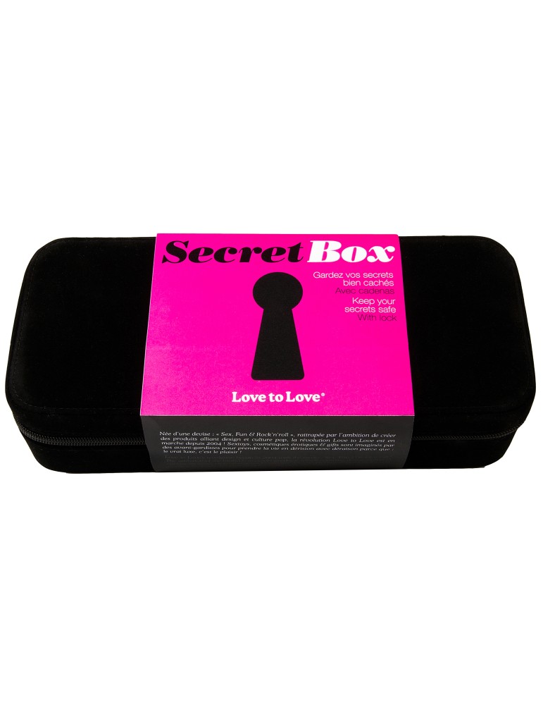 Boîte à sextoys Secret Box Noir