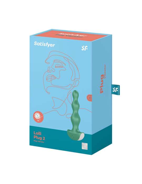 Plug anal vibrant vert Lolli plug 2 Satisfyer - CC5972720020
