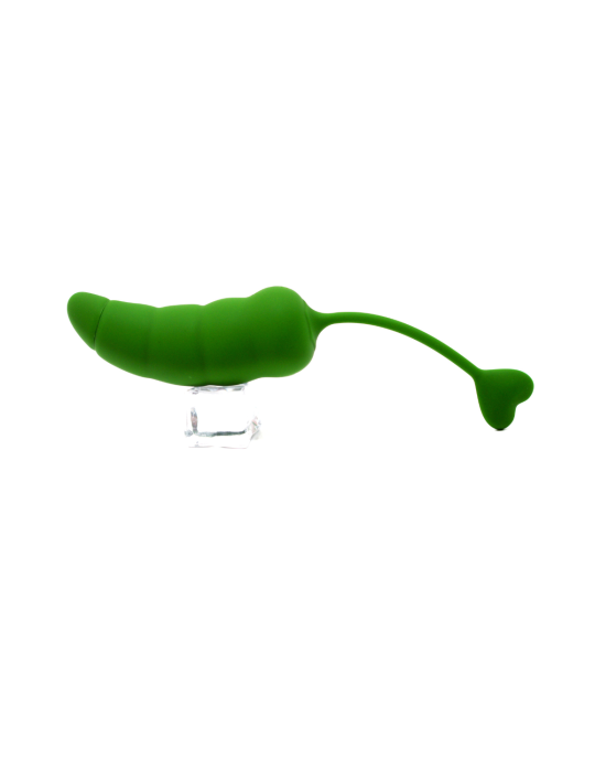 PIMENTO, Un Œuf vibrant avec télécommande, couleur et forme Piment en silicone médical - B137GRE
