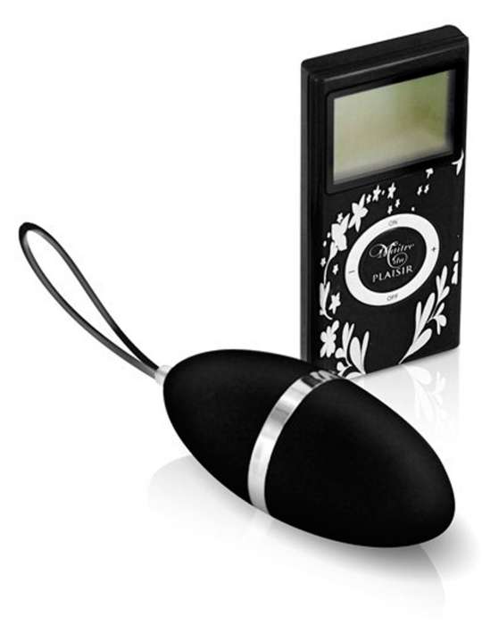 Oeuf vibrant noir 10 vitesses télécommande écran LCD - CC5720000010