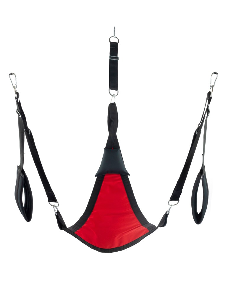 Sling en tissu Triangle - Set complet Rouge Sling en tissu Triangle - Set complet Rouge