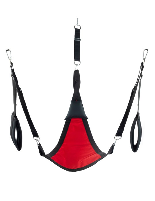 Sling en tissu Triangle - Set complet Rouge Sling en tissu Triangle - Set complet Rouge