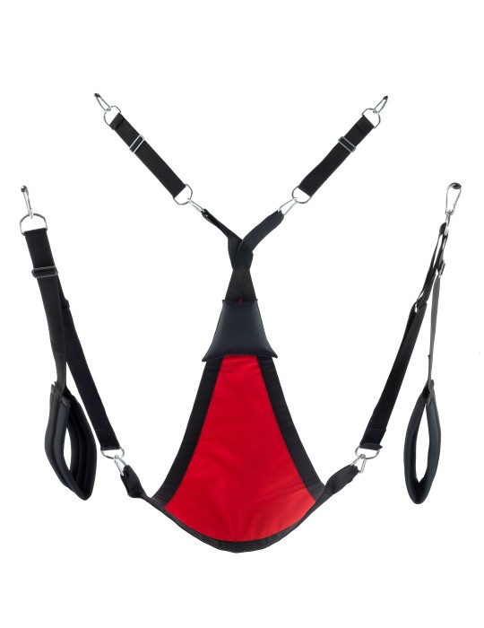 Sling en tissu Triangle - Set complet Rouge