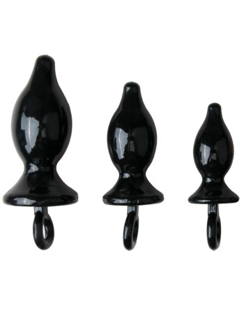 Pack de 3 plugs Tet Ass Noirs