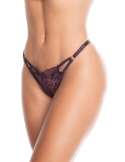 Nuisette couleur mûre et string assorti - MAL7552MULB Nuisette couleur mûre et string assorti - MAL7552MULB