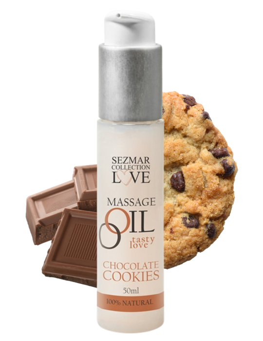 Huile de massage comestible cookie chocolat 50ml - SEZ002