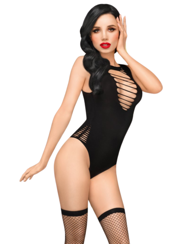 Body fantaisie noir Hotter than hell - PH0100BLK