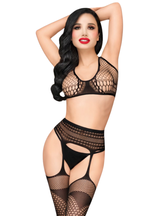Ensemble 2 pièces noir Smoking gun - PH0113BLK