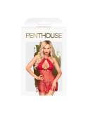 Nuisette et string assorti Rouge Libido boost - PH0010RED Nuisette et string assorti Rouge Libido boost - PH0010RED