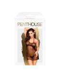 Nuisette transparente et string assorti Noir All yours - PH0091BLK Nuisette transparente et string assorti Noir All yours - PH0091BLK
