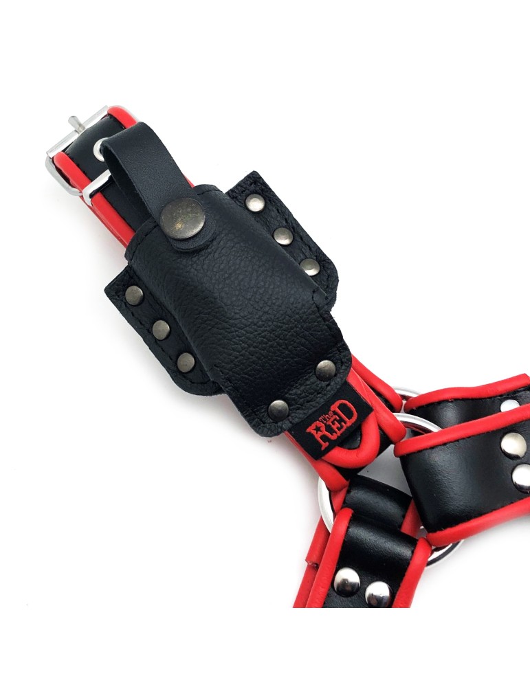 Support en cuir Aroma pour Harnais