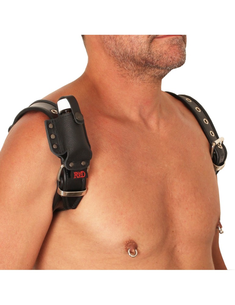 Support en cuir Aroma pour Harnais