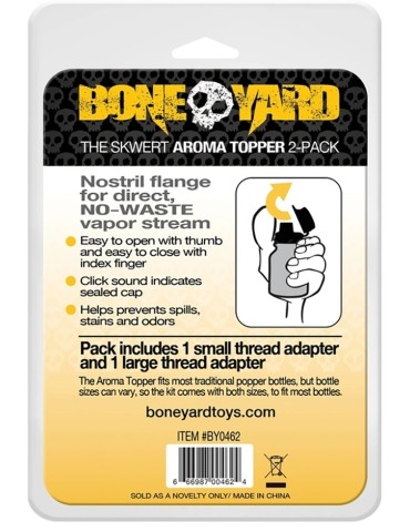 Bouchons pour Aroma Popper Topper x2 2