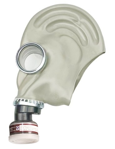 Masque à gaz avec filtre Breath Game Gris 2
