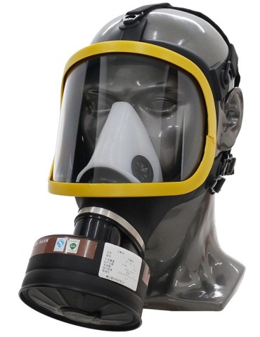 Masque à gaz Show Max Noir-Jaune