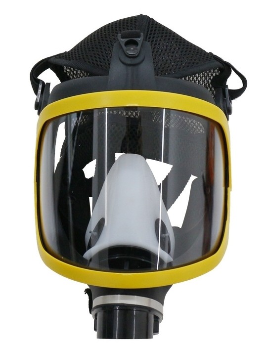 Masque à gaz Show Max Noir-Jaune