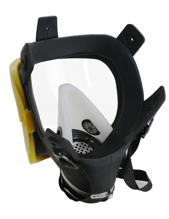 Masque à gaz Show Max Noir-Jaune