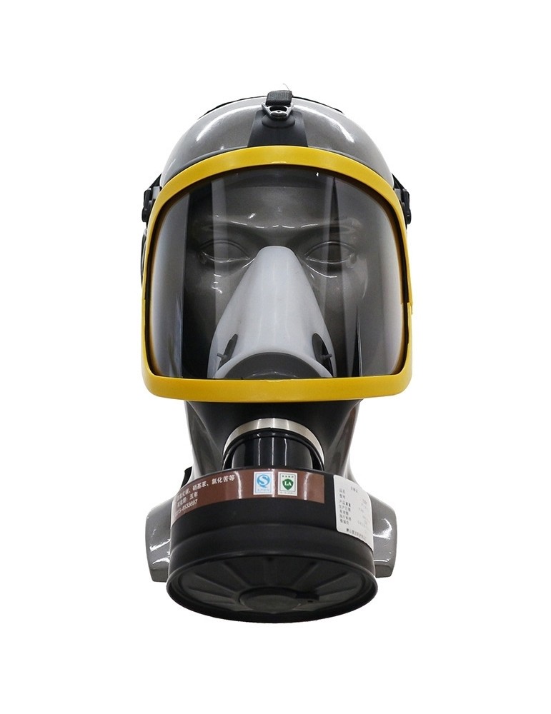 Masque à gaz Show Max Noir-Jaune