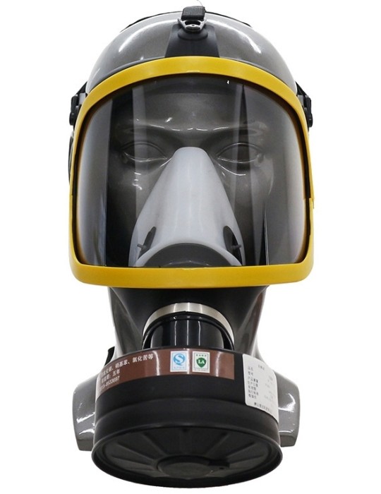 Masque à gaz Show Max Noir-Jaune