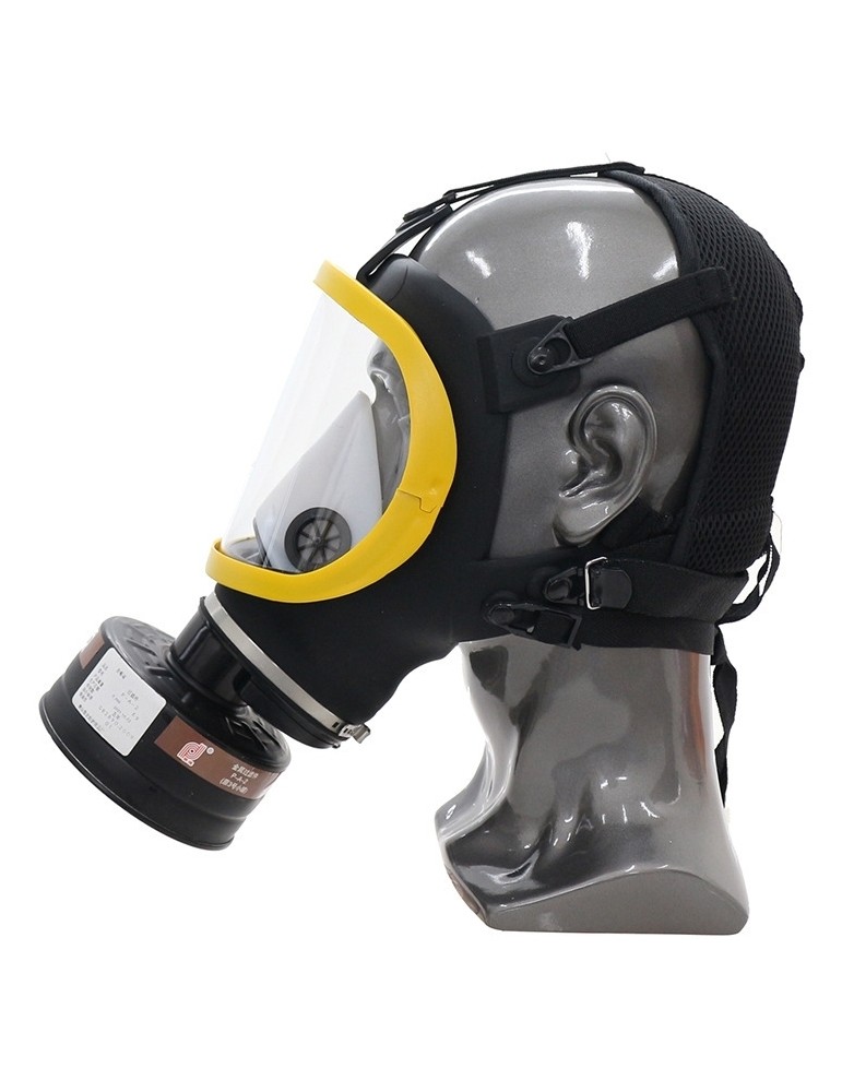 Masque à gaz Show Max Noir-Jaune