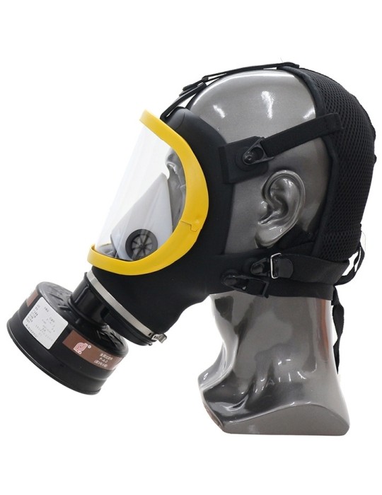 Masque à gaz Show Max Noir-Jaune
