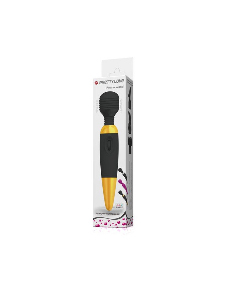 Vibro Power Wand Gold Pretty Love - Tête 45mm