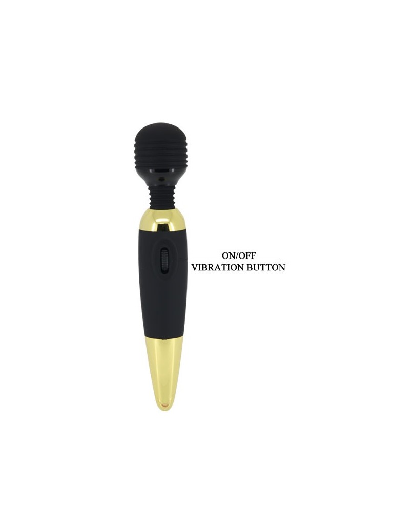 Vibro Power Wand Gold Pretty Love - Tête 45mm