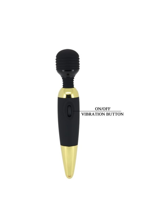 Vibro Power Wand Gold Pretty Love - Tête 45mm