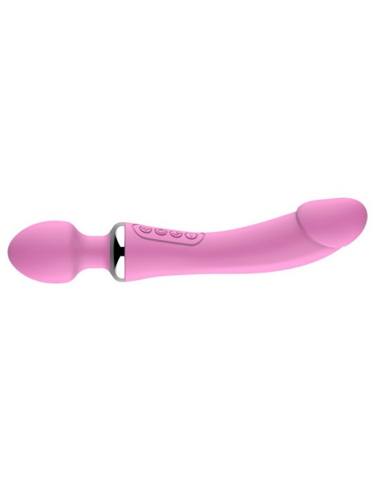 Dildo Wand Double Head 22 x 3.5 cm Rose