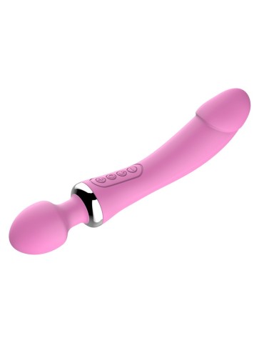 Dildo Wand Double Head 22 x 3.5 cm Rose 2
