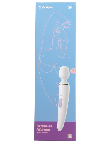 Masseur Wand-er Women Blanc - Tête 78mm 2