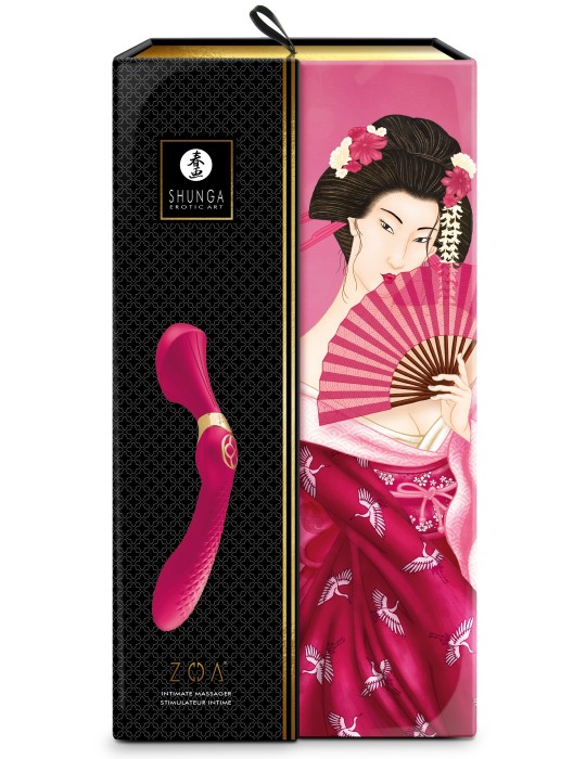 Stimulateur intime Shunga Zoa Framboise