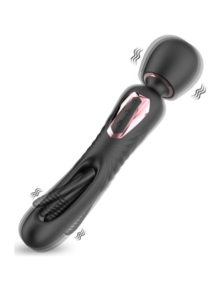 Wand avec Taping Vibratap 11 x 3.2cm Noir