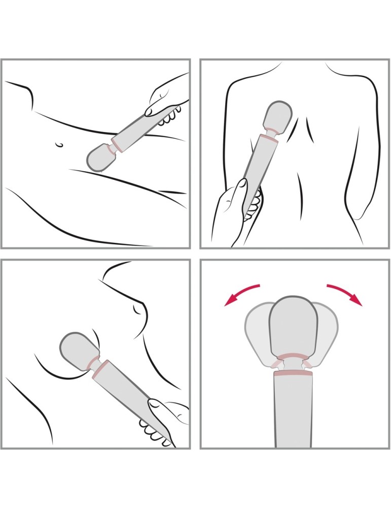 Wand Original 33cm Tête 62mm Blanc