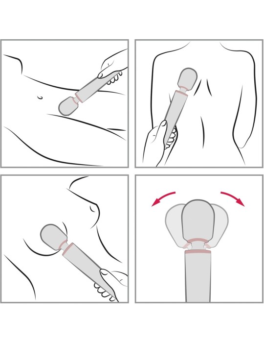 Wand Original 33cm Tête 62mm Blanc