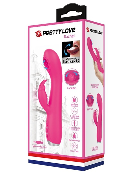 Vibro Rabbit Licking Rachel 11 x 3.5cm