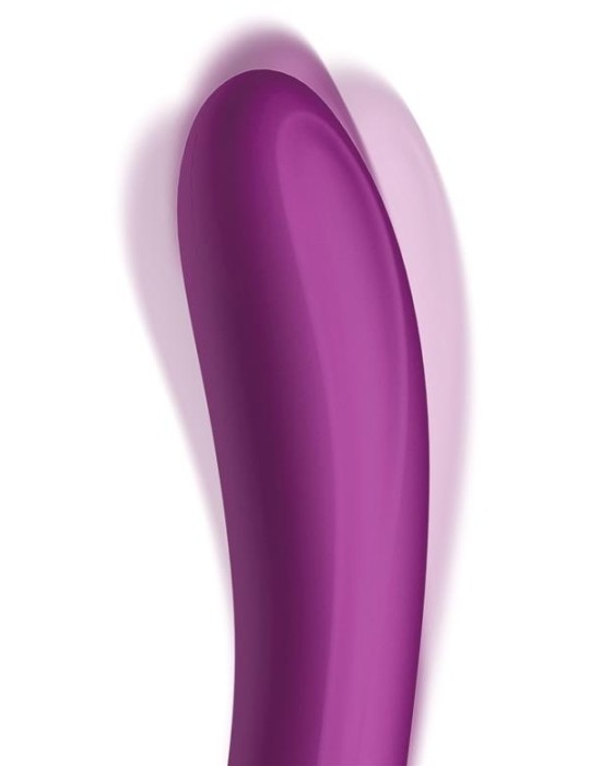 Vibro Rabbit Vibrating Double 10 x 3.5cm Violet