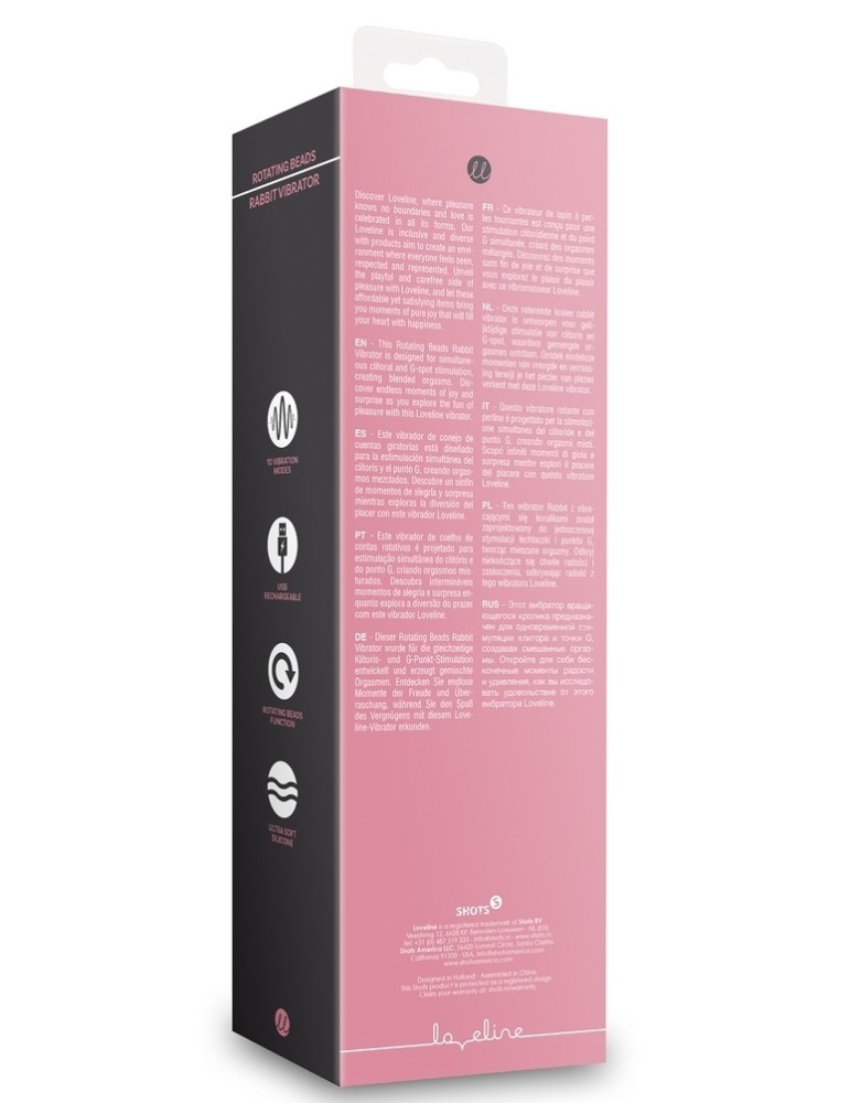 Vibro Rabbit Beadit 12 x 3.6cm