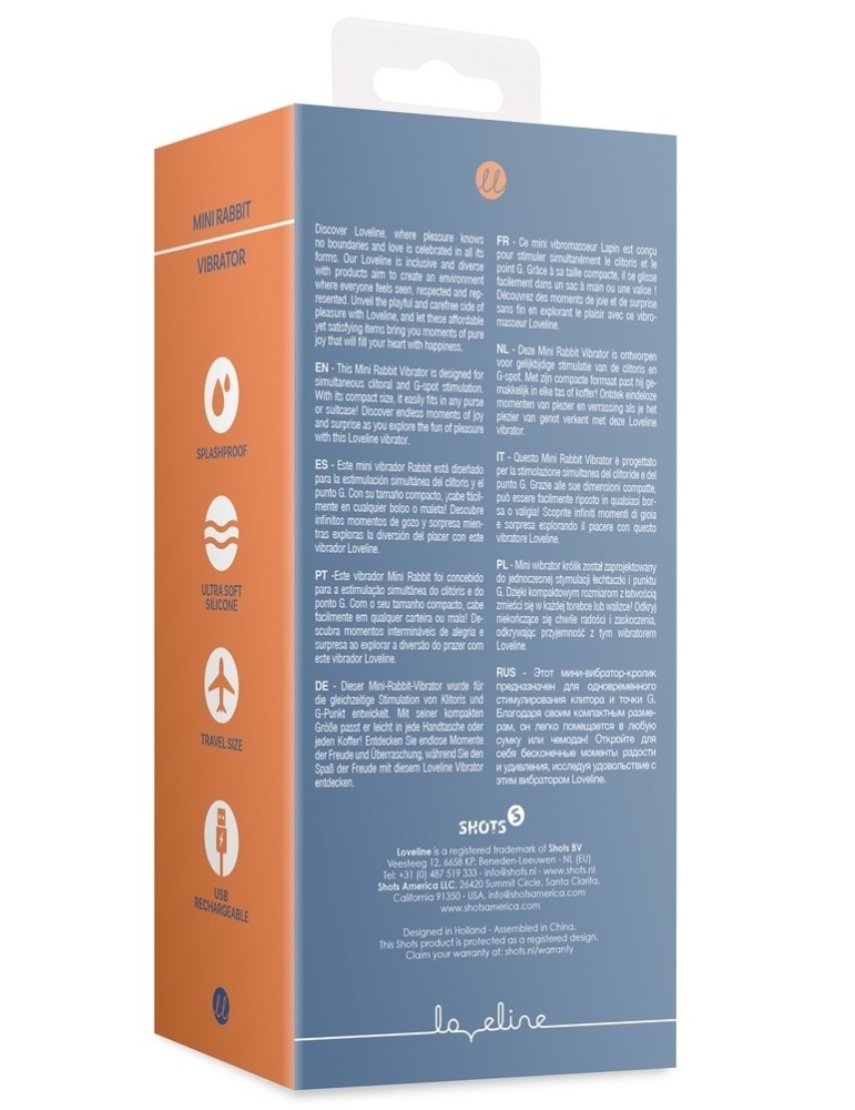 Vibro Rabbit Bluey 10 x 2.5cm