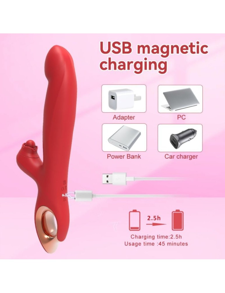 Vibro Rabbit Threections 14 x 3.5cm