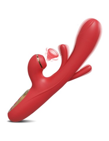 Vibro Rabbit Clitsuck 13 x 3.6cm Rouge