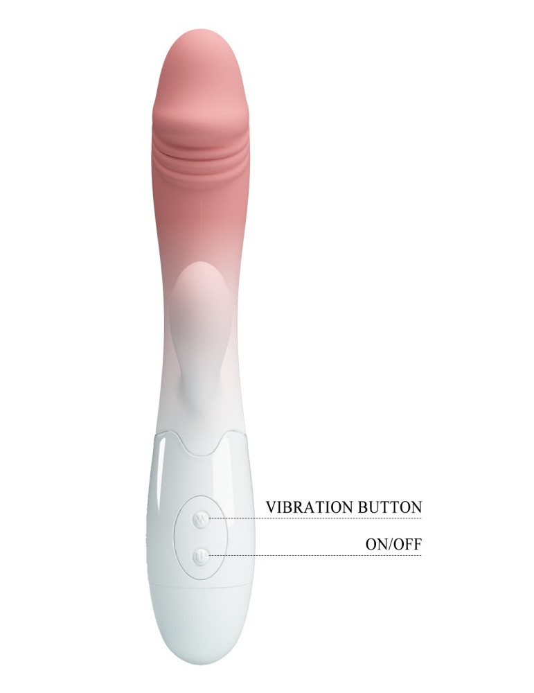 Vibro Rabbit Snappy 9.5 x 3.2cm Bicolore