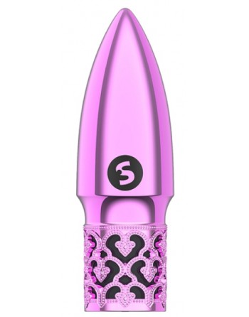 Mini stimulateur de clitoris Glitter 7cm Rose